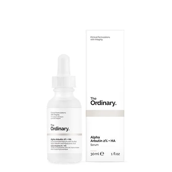 Концентрированная сыворотка с гиалуроновой кислотой и альфа-арбутином Alpha Arbutin 2% + Ha The Ordinary, 30 ml