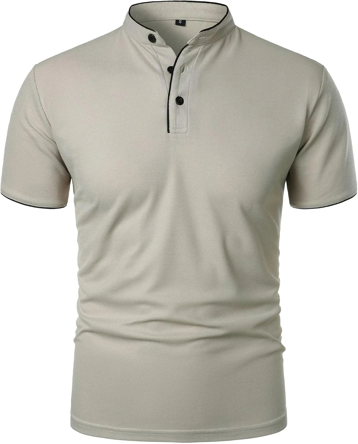 Мужская футболка Stand Collar Slim Fit с коротким рукавом Aosufei
Мужская футболка Stand Collar Slim Fit с коротким рукавом Aosufei