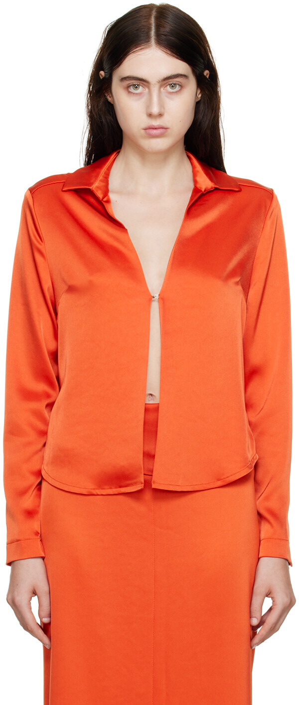 SSENSE Эксклюзивная оранжевая рубашка с крючками Paris Georgia
SSENSE Эксклюзивная оранжевая рубашка с крючками Paris Georgia