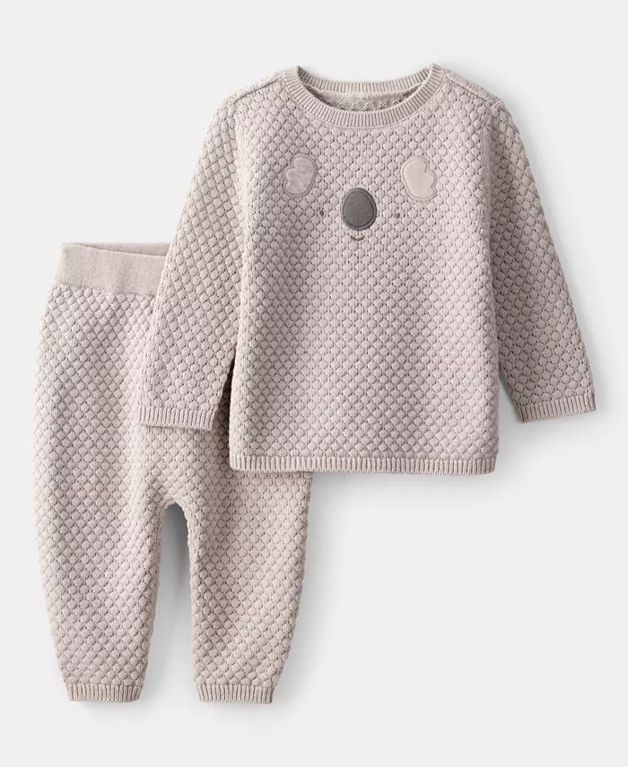 Комплект из 2 предметов: топ с длинными рукавами и штаны для мальчиков Carter's, коричневый
Комплект из 2 предметов: топ с длинными рукавами и штаны для мальчиков Carter's, коричневый