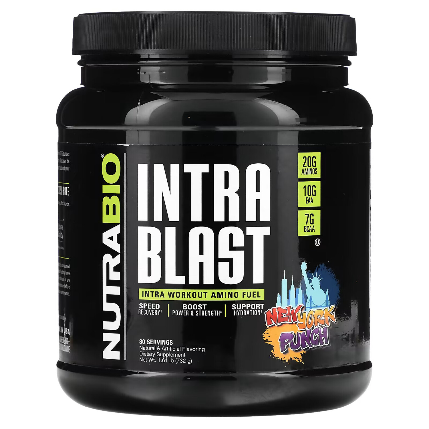 NutraBio Labs, Intra Blast, топливо для мышц во время тренировки, New York Punch, 732 г (1,61 фунта)
NutraBio Labs, Intra Blast, топливо для мышц во время тренировки, New York Punch, 732 г (1,61 фунта)
