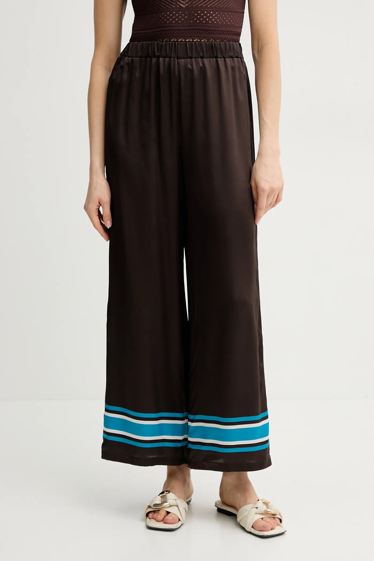 Шелковые брюки Luisa Spagnoli, коричневый
Шелковые брюки Luisa Spagnoli, коричневый