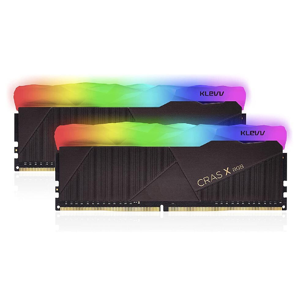 Оперативная память KLEVV CRAS X RGB, 16 Гб DDR4 (2х8), 3200 МГц, CL16, KD48GU880-32A160X, черный
Оперативная память KLEVV CRAS X RGB, 16 Гб DDR4 (2х8), 3200 МГц, CL16, KD48GU880-32A160X, черный