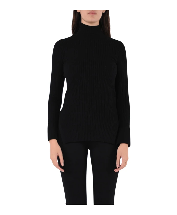Ребристый свитер с высоким воротником Akep, черный
Ребристый свитер с высоким воротником Akep, черный