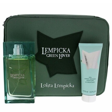 Подарочный набор Lolita Lempicka Green Lover For Men 96,4 мл спрея EDT и геля после бритья 70,9 мл с сумкой
Подарочный набор Lolita Lempicka Green Lover For Men 96,4 мл спрея EDT и геля после бритья 70,9 мл с сумкой