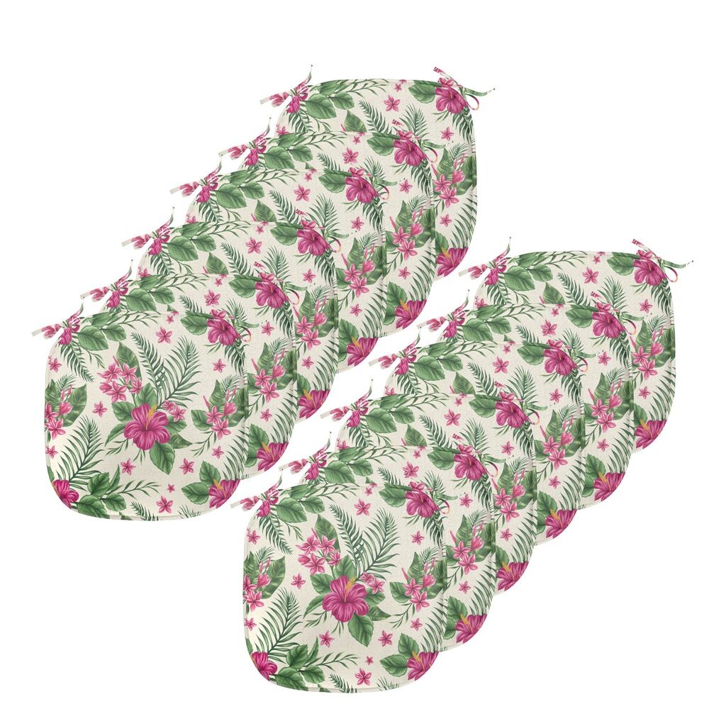 ABAKUHAUS Акварельные подушки на обеденный стул, Plumeria Hibiscus, декоративная водонепроницаемая подушка с ремнями для кухонных сидений, 40 см x 40 см — упаковка из 12 шт., пурпурно-кремово-зеленый
ABAKUHAUS Акварельные подушки на обеденный стул, Plumeria Hibiscus, декоративная водонепроницаемая подушка с ремнями для кухонных сидений, 40 см x 40 см — упаковка из 12 шт., пурпурно-кремово-зеленый