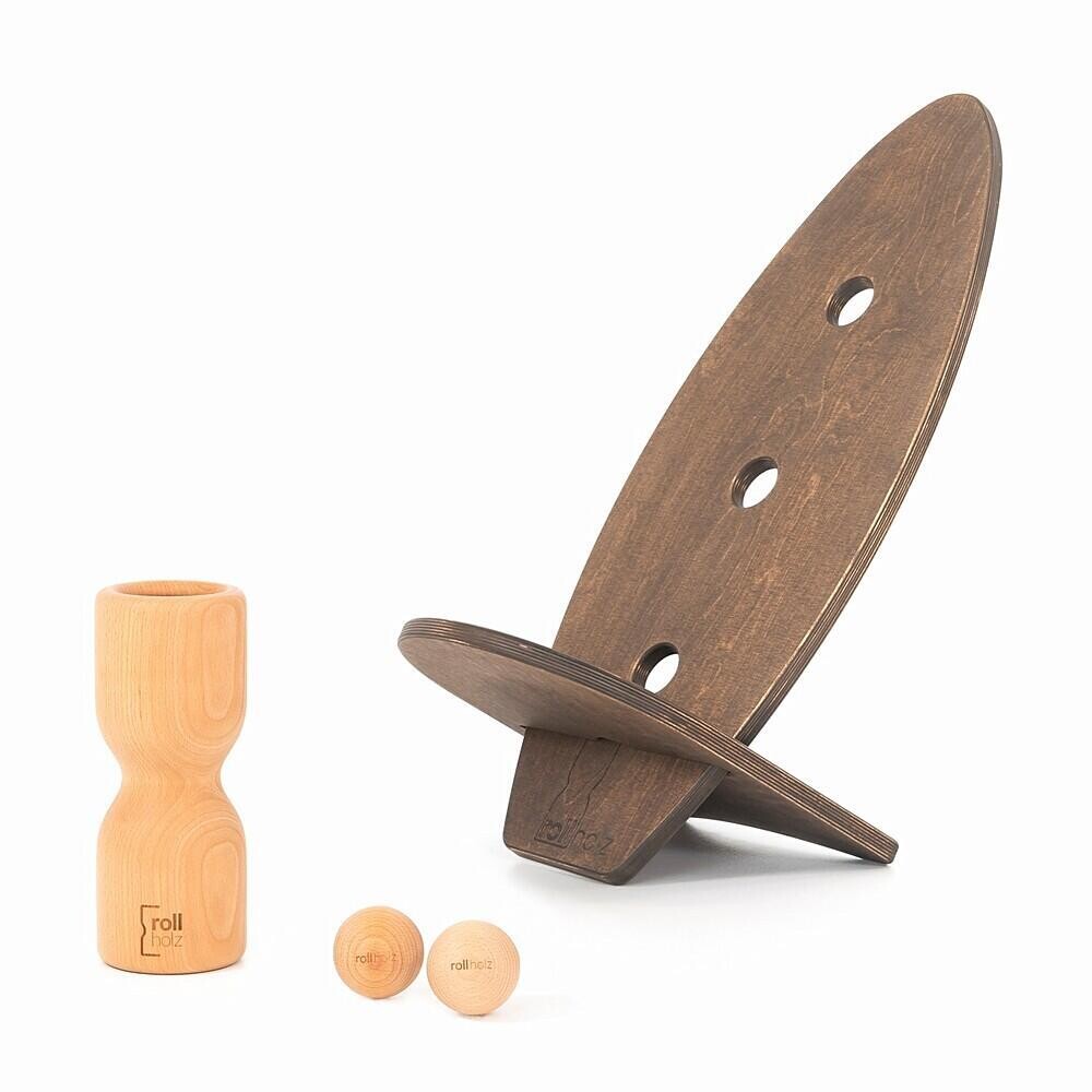 Balance Board Dark Balance Training Древесина, сертифицированная FSC - ROLLHOLZ, темно коричневый
Balance Board Dark Balance Training Древесина, сертифицированная FSC - ROLLHOLZ, темно коричневый