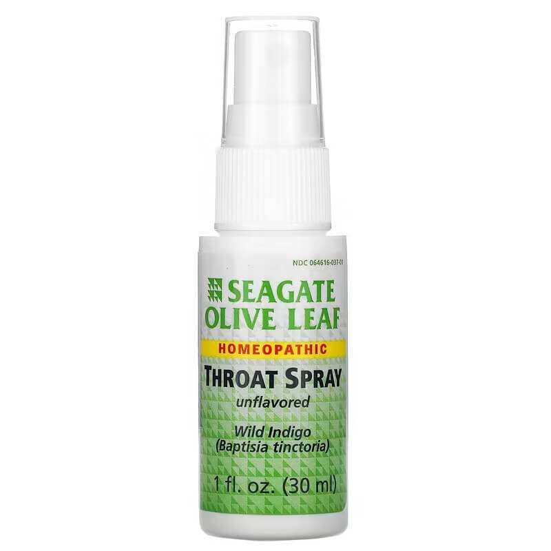 Спрей для горла с листом оливы Seagate, 30 мл 
Спрей для горла с листом оливы Seagate, 30 мл