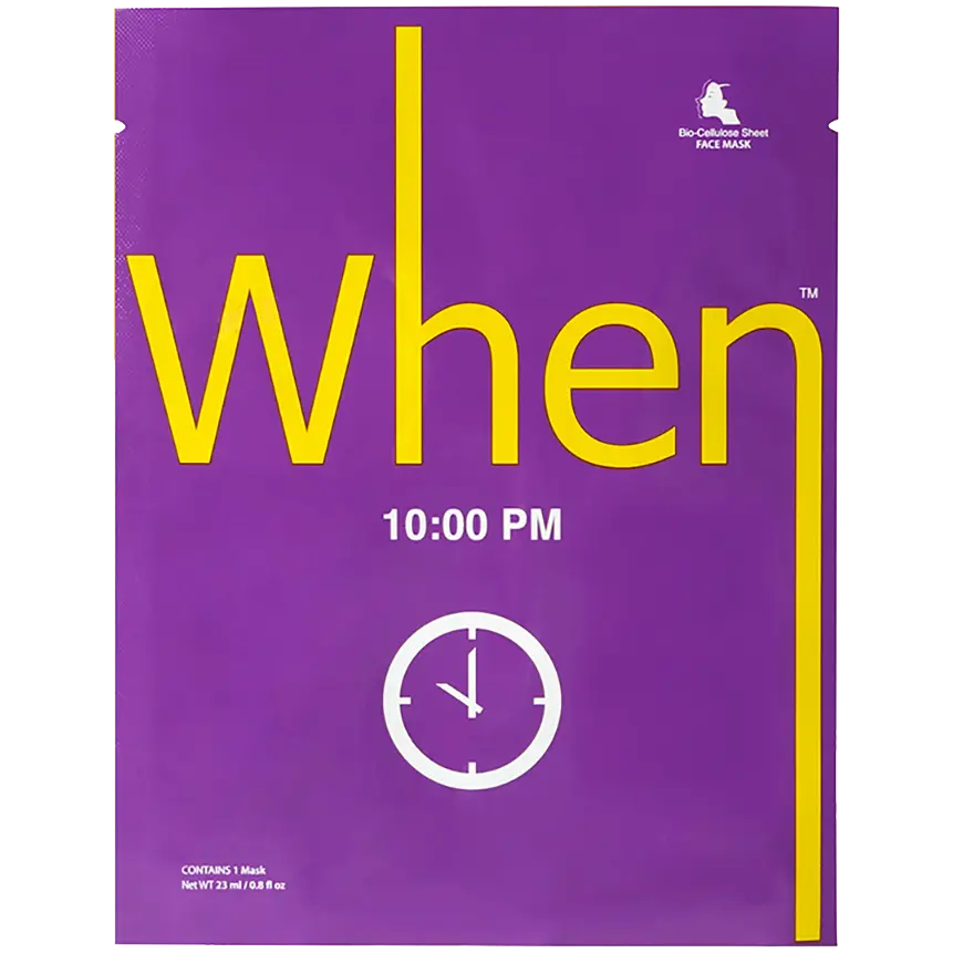 When регенерирующая маска для лица, 23 мл
When регенерирующая маска для лица, 23 мл