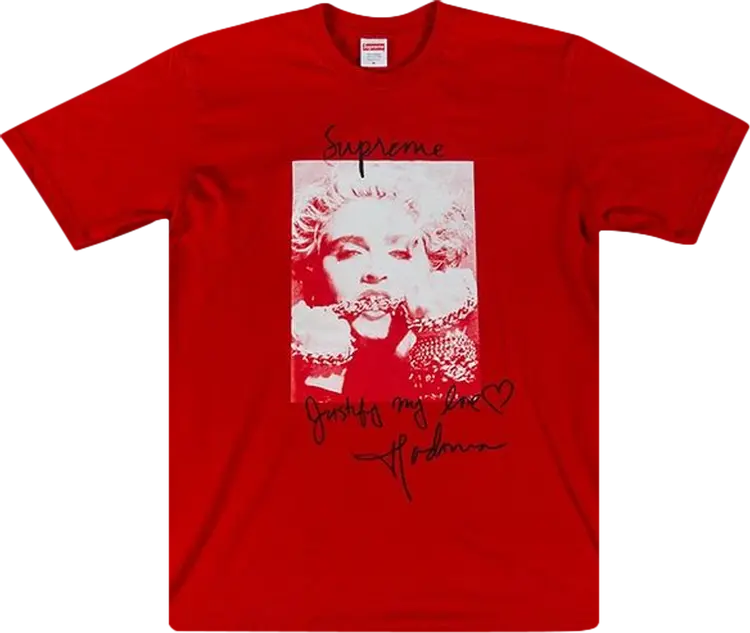 Футболка Supreme Madonna T-Shirt 'Red', красный 
Футболка Supreme Madonna T-Shirt 'Red', красный