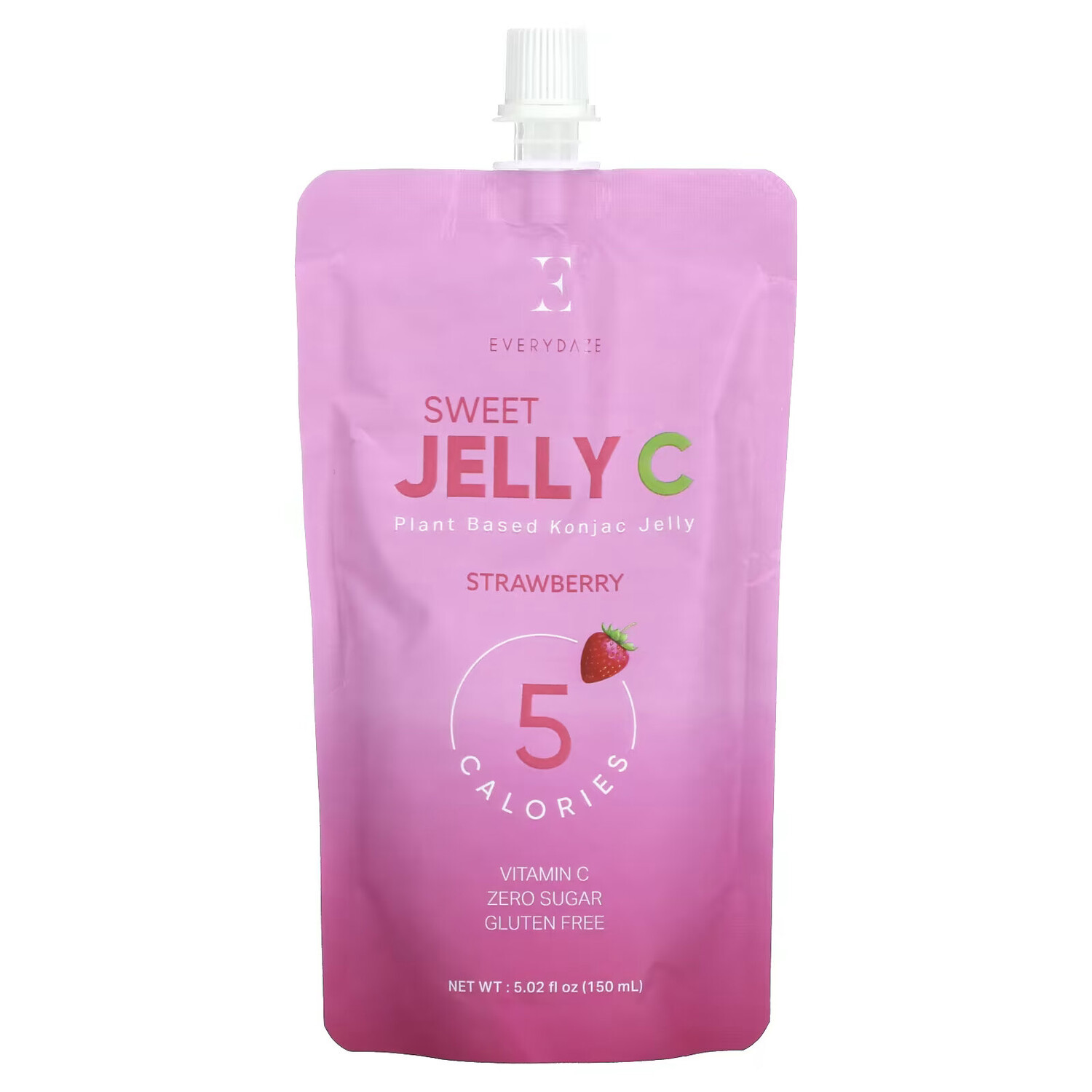 Everydaze, Sweet Jelly C, желейный напиток из конжака на растительной основе, клубника, 150 мл (5,02 жидк. Унции)
Everydaze, Sweet Jelly C, желейный напиток из конжака на растительной основе, клубника, 150 мл (5,02 жидк. Унции)
