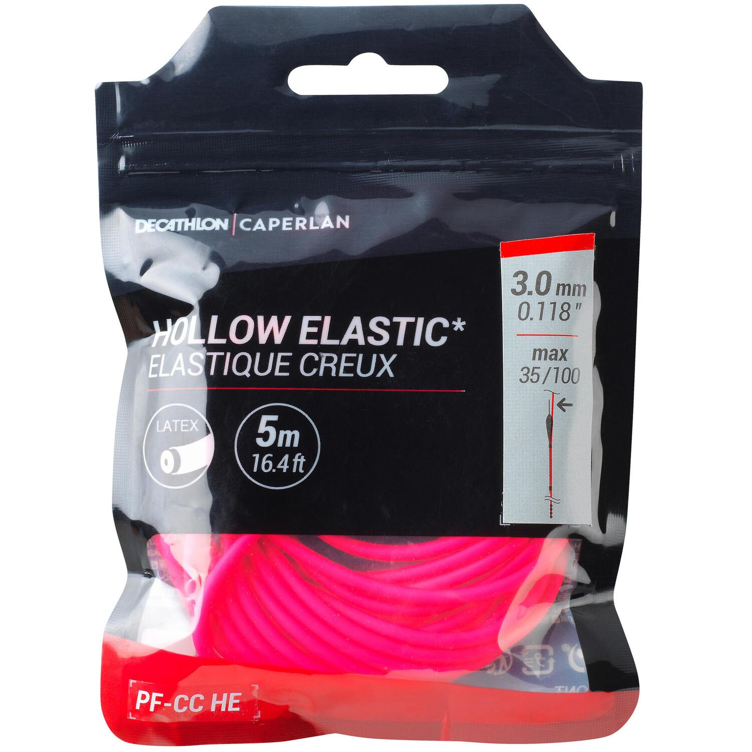 Полая резинка 3 мм удочка 5 м для ловли карпа CAPERLAN
Полая резинка 3 мм удочка 5 м для ловли карпа CAPERLAN