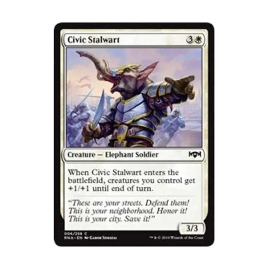 CCG Гражданский стойкий (К), MTG - Ravnica Allegiance
CCG Гражданский стойкий (К), MTG - Ravnica Allegiance