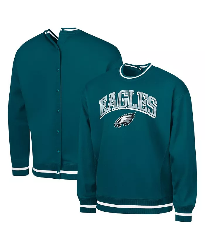 Мужской свитшот Philadelphia Eagles Adaptive Blocker Fleece цвета Midnight Green G-III Sports by Carl Banks
Мужской свитшот Philadelphia Eagles Adaptive Blocker Fleece цвета Midnight Green G-III Sports by Carl Banks