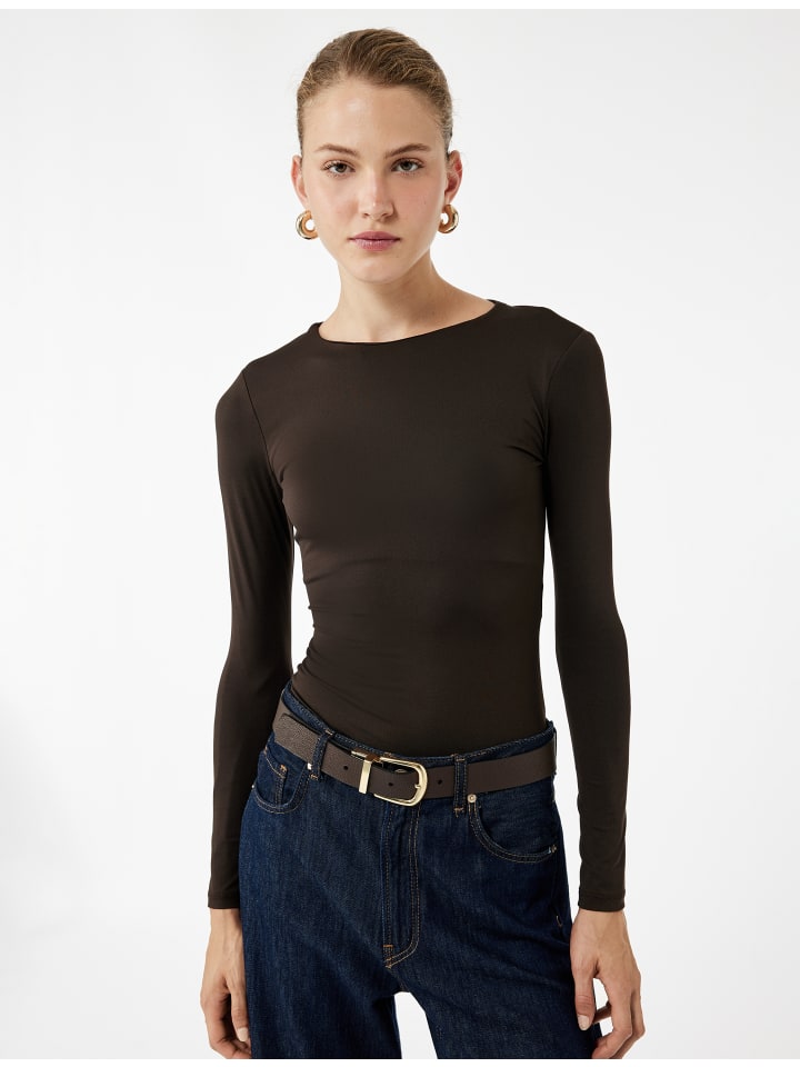 Блузка LS коричневого цвета KOTON
Блузка LS коричневого цвета KOTON