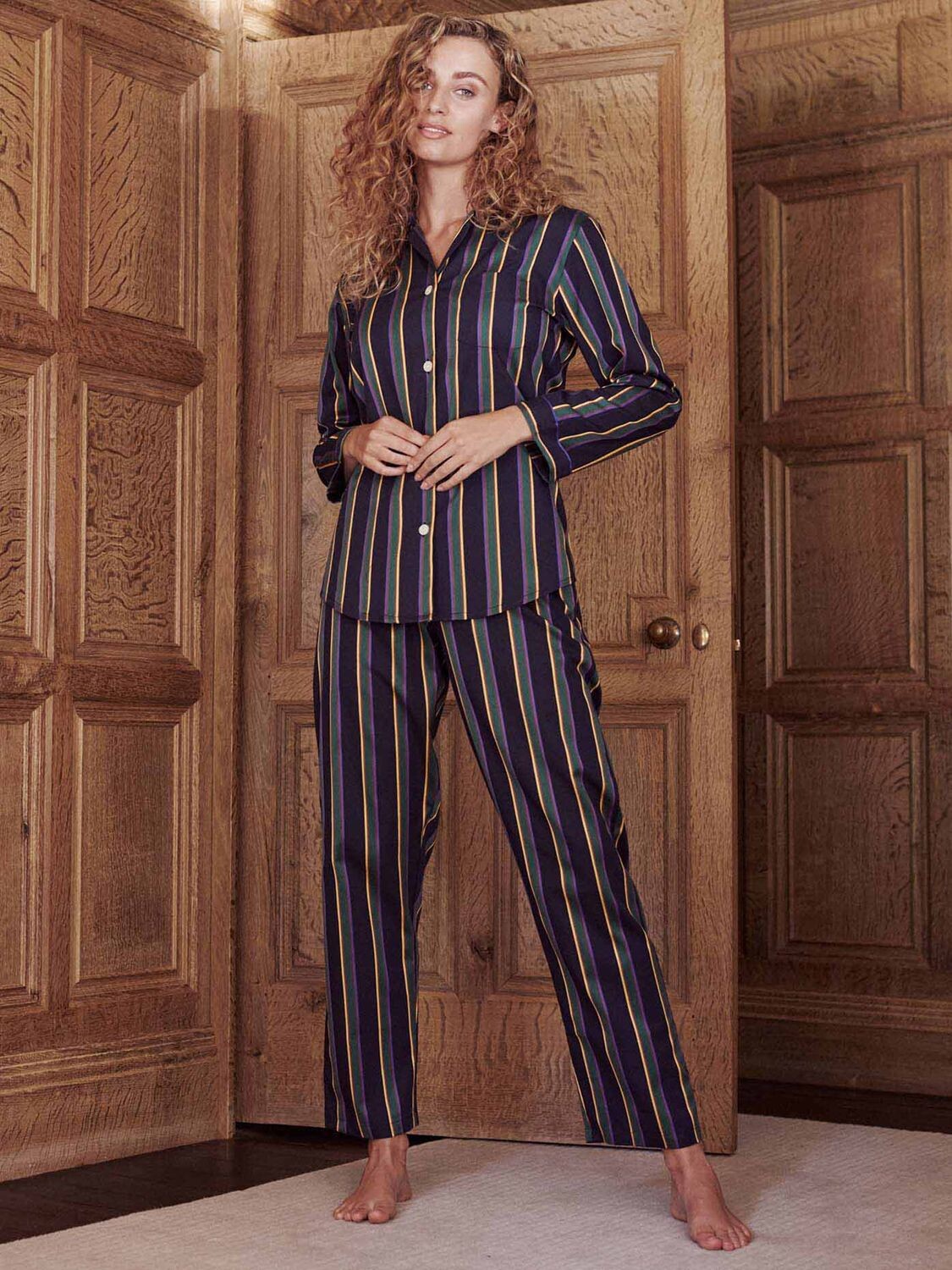 Пижамный комплект в полоску British Boxers, малахитовый/мульти
Пижамный комплект в полоску British Boxers, малахитовый/мульти