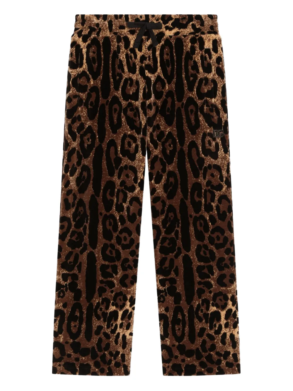 Брюки с кулиской и анималистичным узором Dolce & Gabbana Kids, коричневый
Брюки с кулиской и анималистичным узором Dolce & Gabbana Kids, коричневый