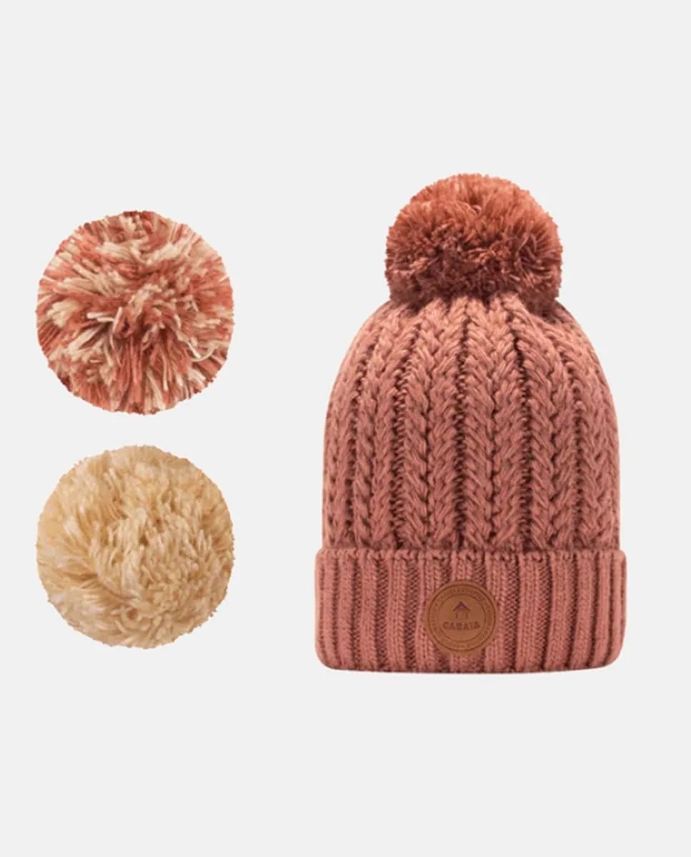 Кремовая шапка с 3 съемными помпонами кремового, мятного и серого цветов Cabaia, розовый
Кремовая шапка с 3 съемными помпонами кремового, мятного и серого цветов Cabaia, розовый