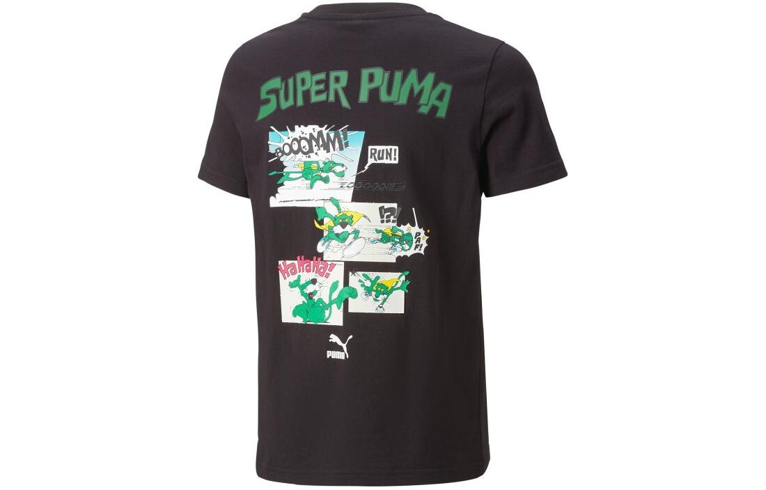 Детская футболка Puma, черный 
Детская футболка Puma, черный