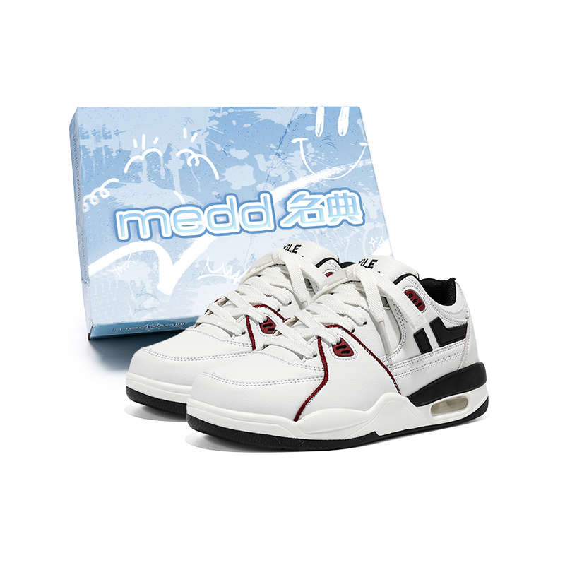 Medd Высокие амортизирующие низкие кеды для скейтбординга унисекс белый черный красный бокс, цвет White Black Red Box
Medd Высокие амортизирующие низкие кеды для скейтбординга унисекс белый черный красный бокс, цвет White Black Red Box