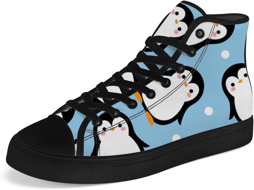 Кеды Chebing Penguin высокие на шнуровке из холщовой ткани, повседневная обувь, подарок для мужчин и женщин, синий
Кеды Chebing Penguin высокие на шнуровке из холщовой ткани, повседневная обувь, подарок для мужчин и женщин, синий