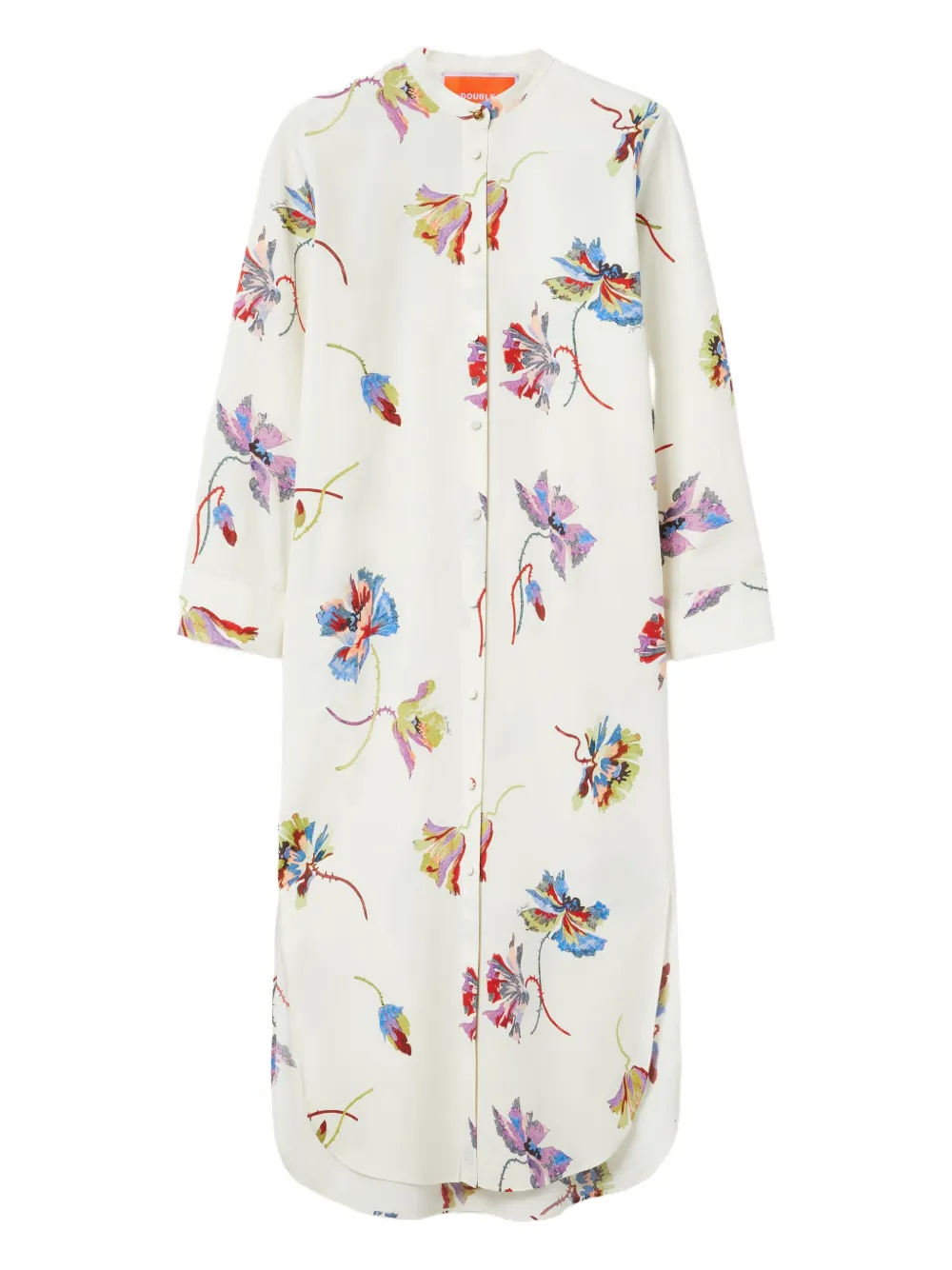 Платье-рубашка с цветочным принтом La DoubleJ, белый
Платье-рубашка с цветочным принтом La DoubleJ, белый