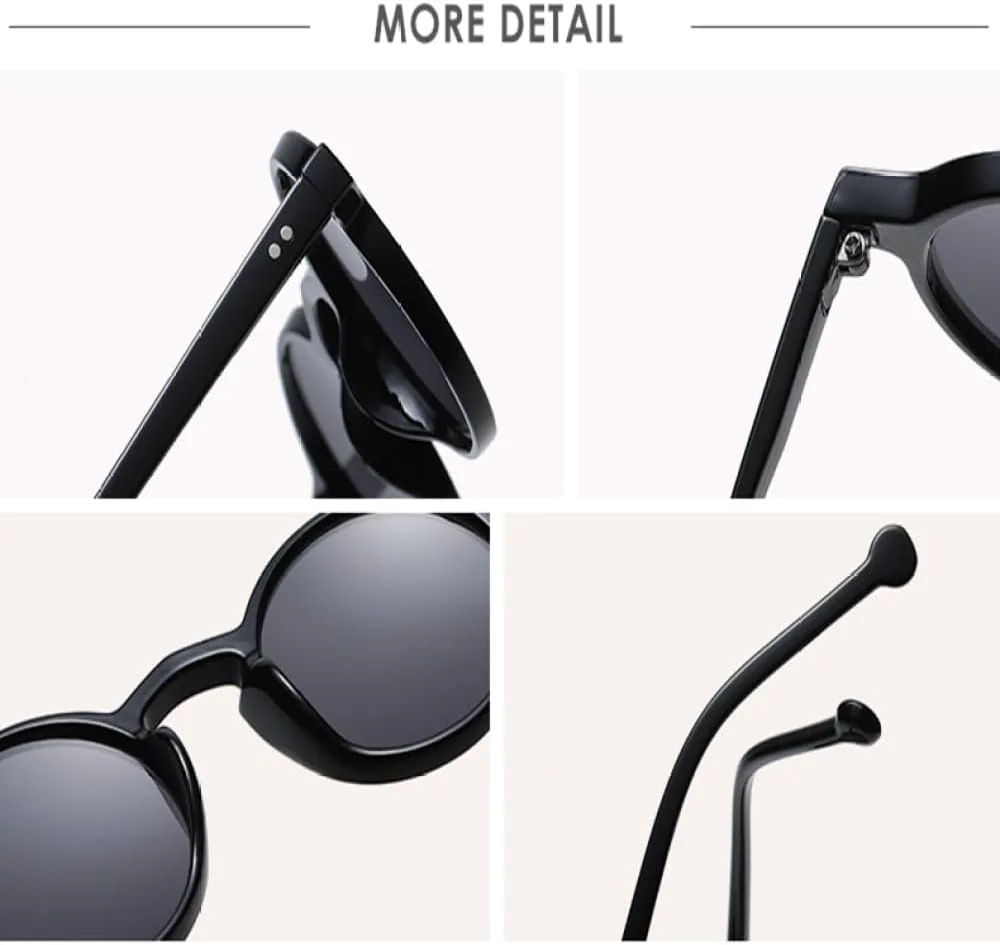 Женские солнцезащитные очки 2027 года, маленькие круглые, винтажные, коричневые, с круглой оправой и заклепками, защита от ультрафиолета UV400 MTZJH, Black
Женские солнцезащитные очки 2027 года, маленькие круглые, винтажные, коричневые, с круглой оправой и заклепками, защита от ультрафиолета UV400 MTZJH, Black