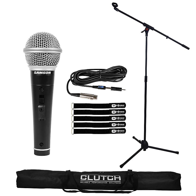 Вокальный микрофон Samson Microphone Boom Stand Clip Holder Foldable Tripod Clutch w Carry Bag + Vocal Mic
Вокальный микрофон Samson Microphone Boom Stand Clip Holder Foldable Tripod Clutch w Carry Bag + Vocal Mic