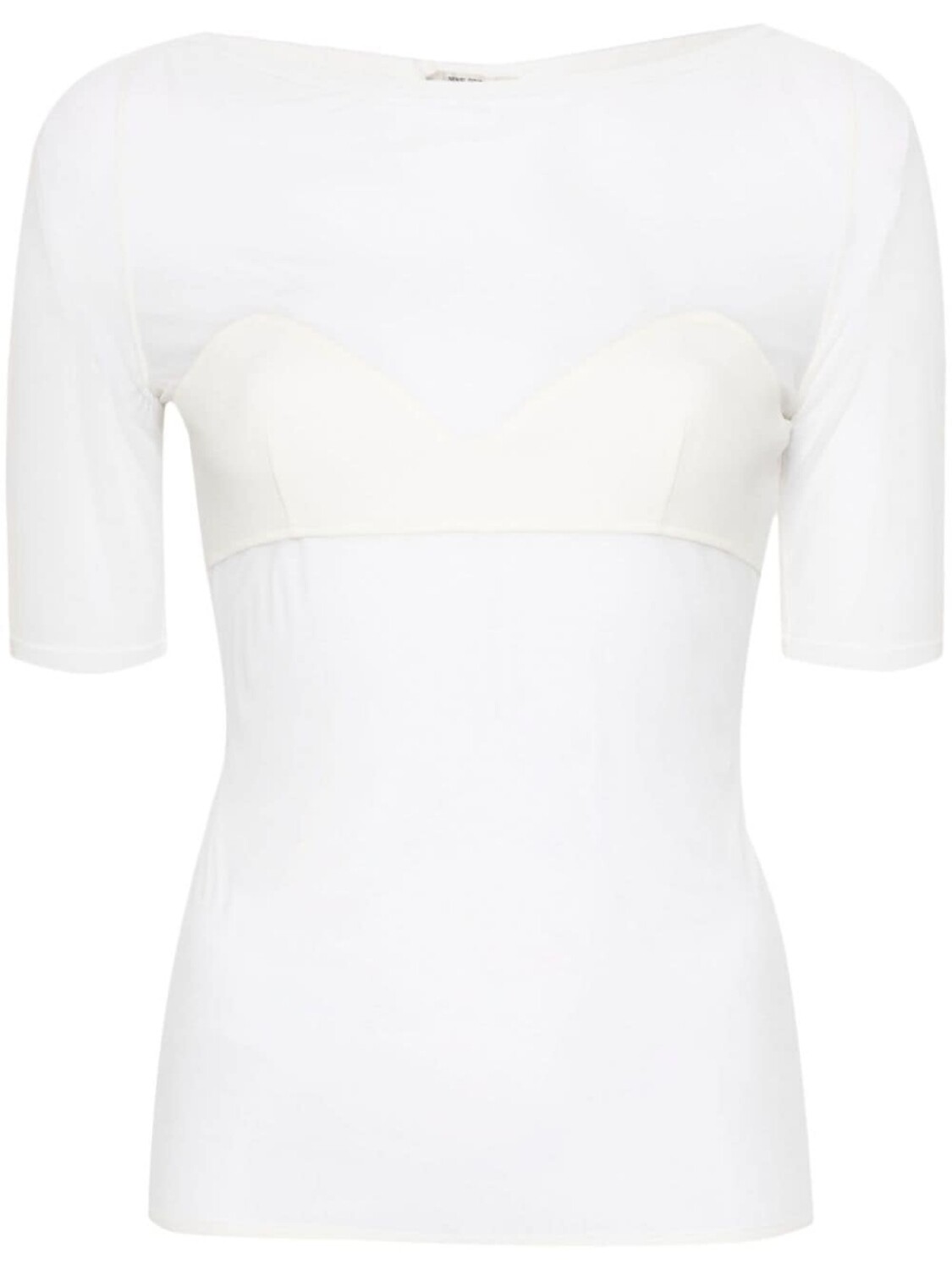 Nensi Dojaka футболка из джерси с треугольными чашками, белый
Nensi Dojaka футболка из джерси с треугольными чашками, белый