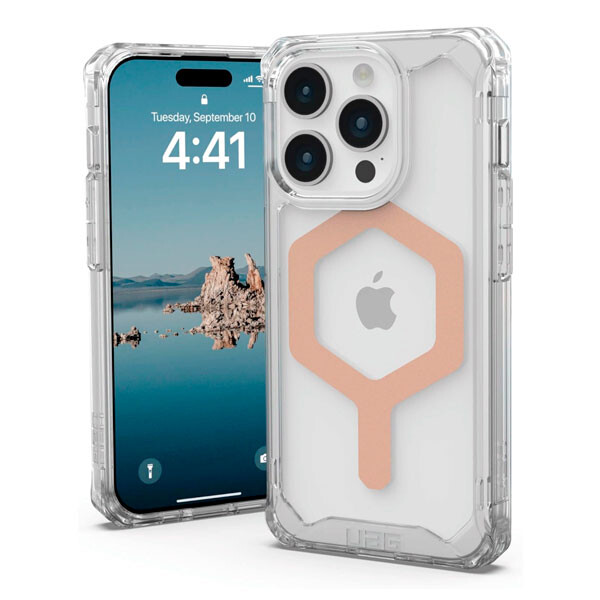 Чехол UAG Plyo для iPhone 15 Pro, MagSafe Charging, Ice/Rose Gold, Прозрачный, Чехол UAG Plyo для iPhone 15 Pro, MagSafe Charging, Ice/Rose Gold
Чехол UAG Plyo для iPhone 15 Pro, MagSafe Charging, Ice/Rose Gold, Прозрачный, Чехол UAG Plyo для iPhone 15 Pro, MagSafe Charging, Ice/Rose Gold
