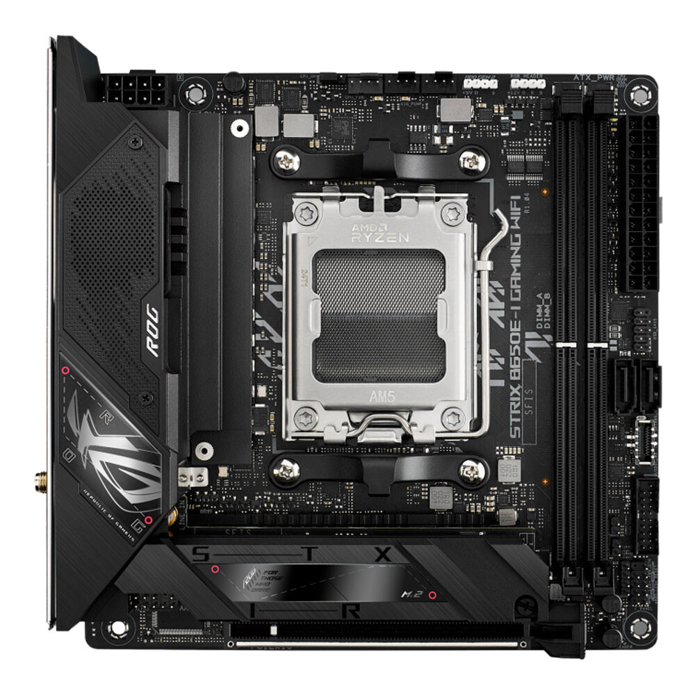 Материнская плата Asus ROG STRIX B650E-I GAMING WIFI, AM5, DDR5, Wi-Fi 
Материнская плата Asus ROG STRIX B650E-I GAMING WIFI, AM5, DDR5, Wi-Fi