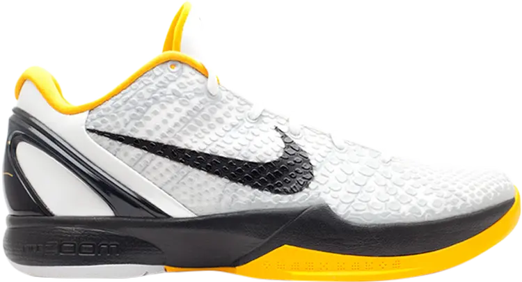 Кроссовки Nike Zoom Kobe 6 'White Del Sol', белый
Кроссовки Nike Zoom Kobe 6 'White Del Sol', белый
