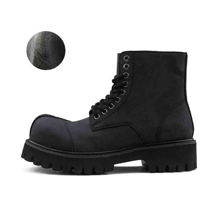 Ботинки женские HANQIAORIJI утеплённые со шнуровкой, темно-серый
Ботинки женские HANQIAORIJI утеплённые со шнуровкой, темно-серый