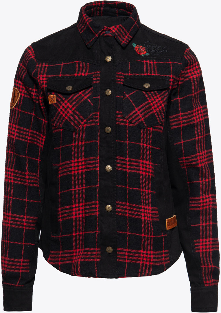 Рубашка мотоциклетная женская Queen Kerosin Wild Ones Roses Adventure, красный
Рубашка мотоциклетная женская Queen Kerosin Wild Ones Roses Adventure, красный