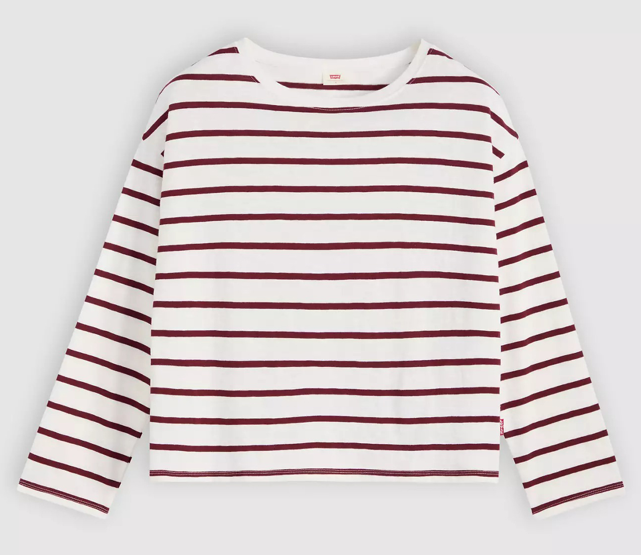 Лонгслив Levi's Julie Slub, красный/полосы
Лонгслив Levi's Julie Slub, красный/полосы