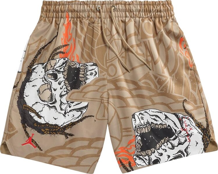 Шорты Cactus Jack by Travis Scott x Jordan Pool Short 'Khaki', загар
Шорты Cactus Jack by Travis Scott x Jordan Pool Short 'Khaki', загар