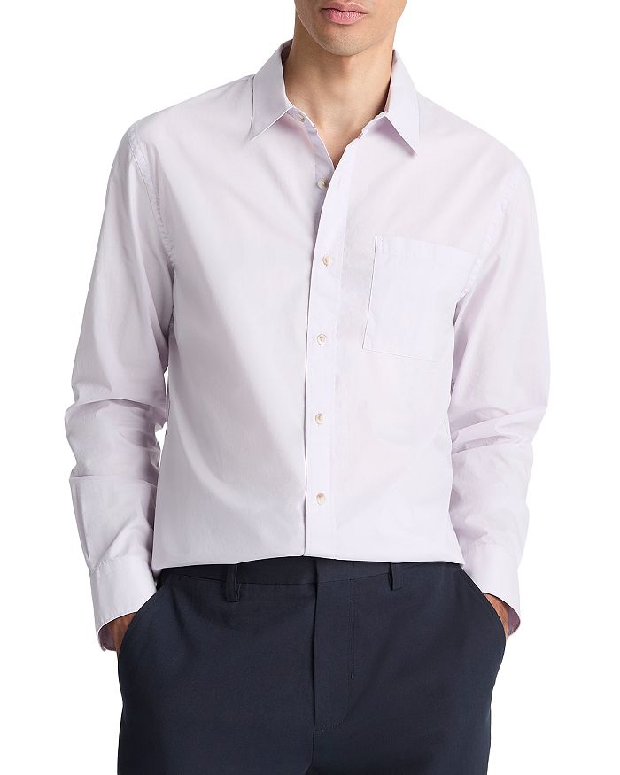 Поплиновая рубашка на пуговицах Vince, белый
Поплиновая рубашка на пуговицах Vince, белый