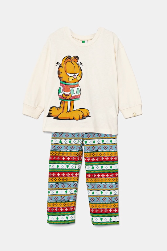 Детская хлопковая пижама United Colors Of Benetton, бежевый
Детская хлопковая пижама United Colors Of Benetton, бежевый