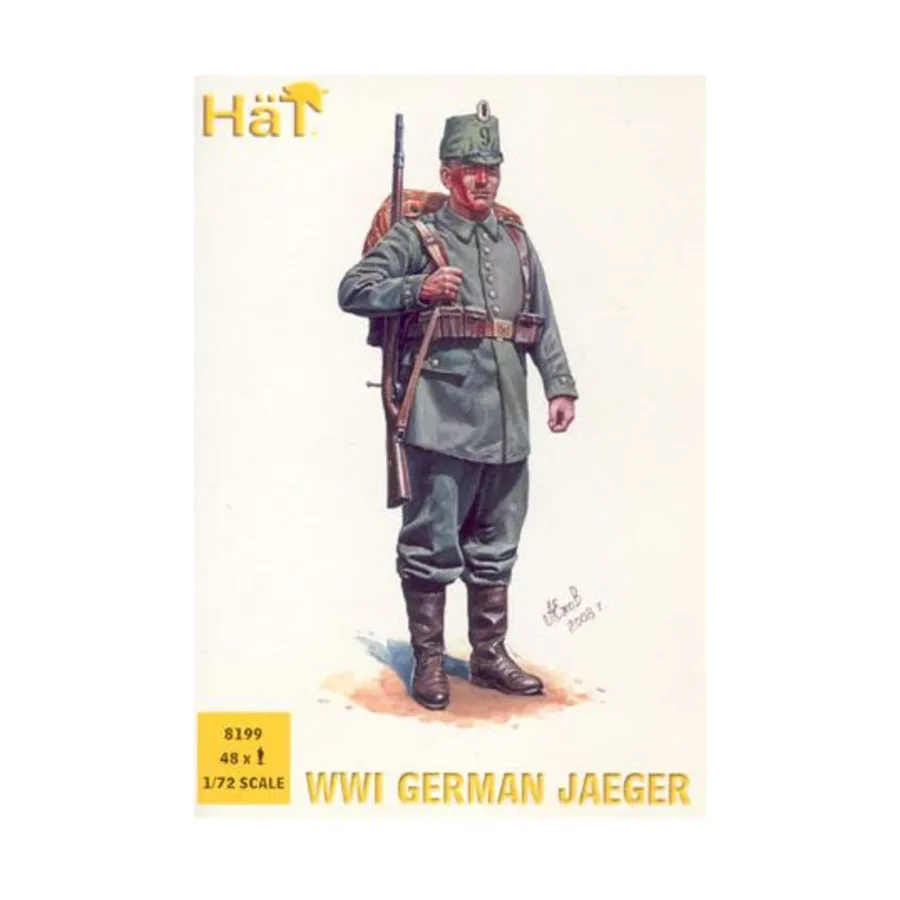 Немецкий егерь Первой мировой войны, Historical Plastic Military Figures - WWI (1:72) (Hat Industries)
Немецкий егерь Первой мировой войны, Historical Plastic Military Figures - WWI (1:72) (Hat Industries)