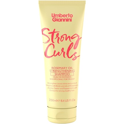 Укрепляющий шампунь с маслом розмарина Strong Curls для вьющихся волос Umberto Giannini
Укрепляющий шампунь с маслом розмарина Strong Curls для вьющихся волос Umberto Giannini