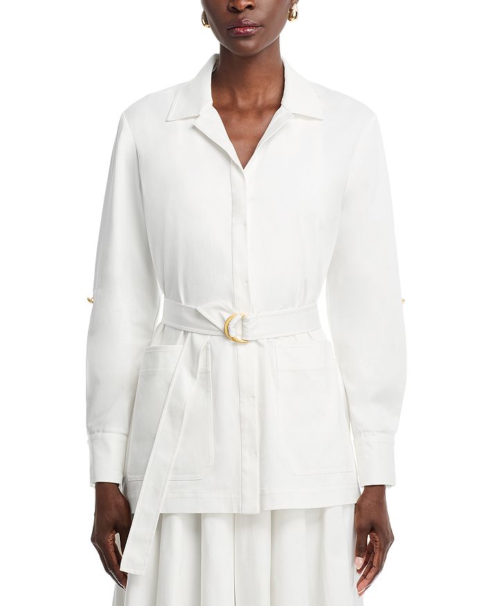 Веда Жакет с поясом Kobi Halperin, белый
Веда Жакет с поясом Kobi Halperin, белый