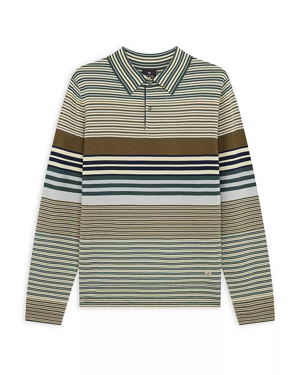 Шерстяной полосатый свитер-поло Ps Paul Smith, мультиколор
Шерстяной полосатый свитер-поло Ps Paul Smith, мультиколор