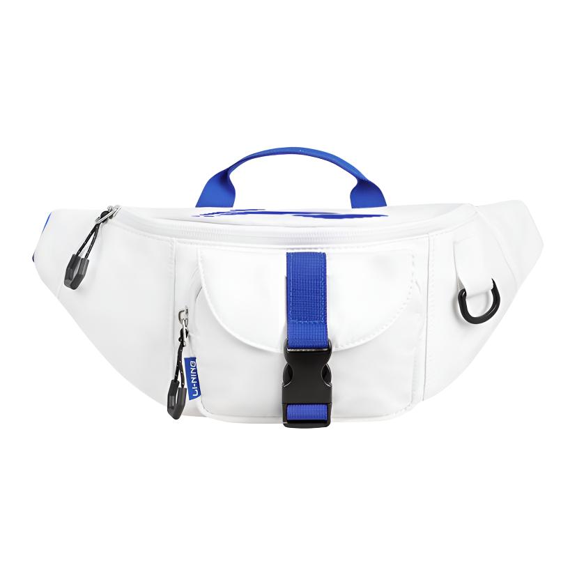 LINING Полиэстеровая поясная сумка через плечо унисекс белая, White
LINING Полиэстеровая поясная сумка через плечо унисекс белая, White