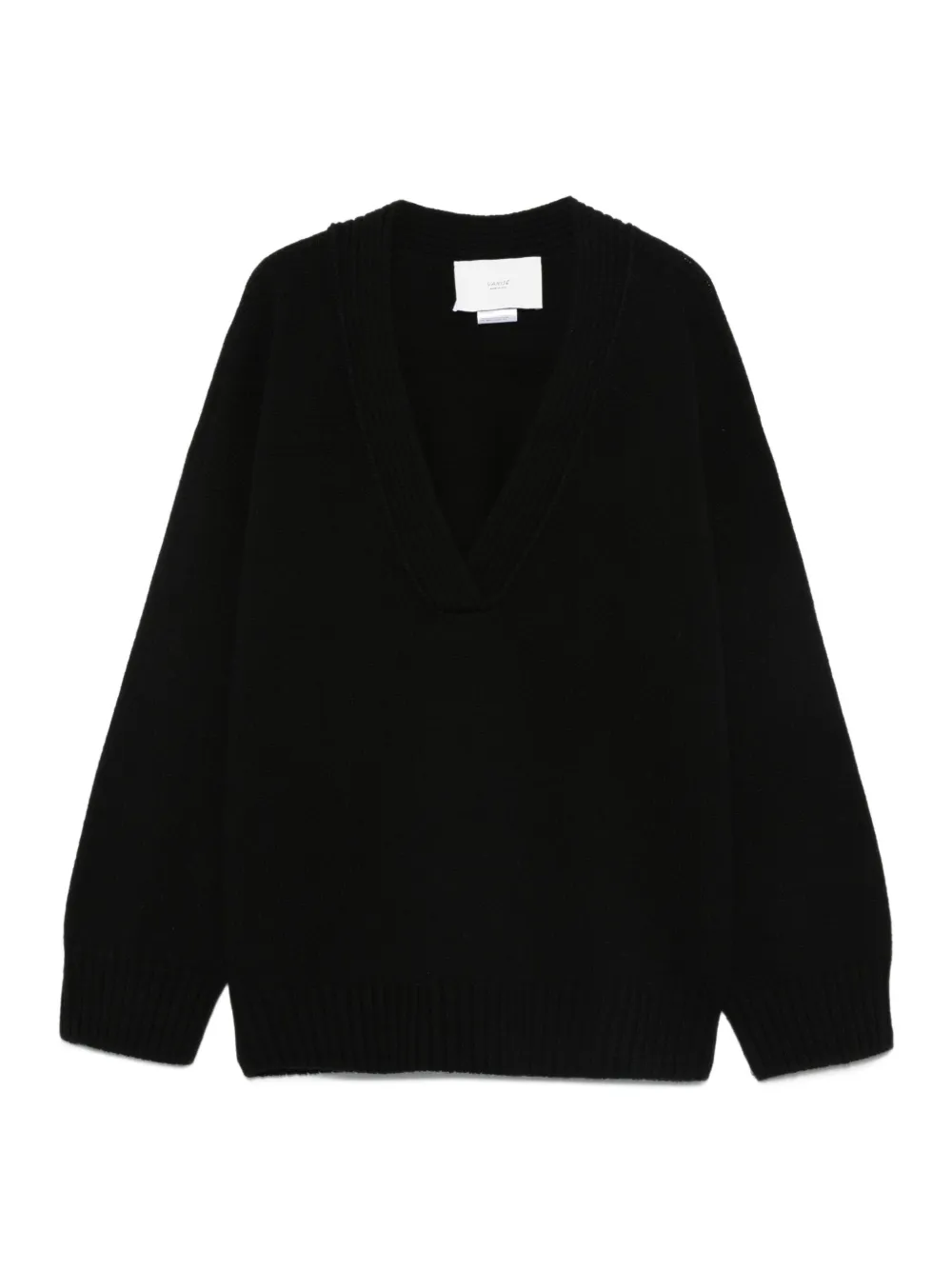 Джемпер в рубчик с V-образным вырезом Vanisè, черный
Джемпер в рубчик с V-образным вырезом Vanisè, черный