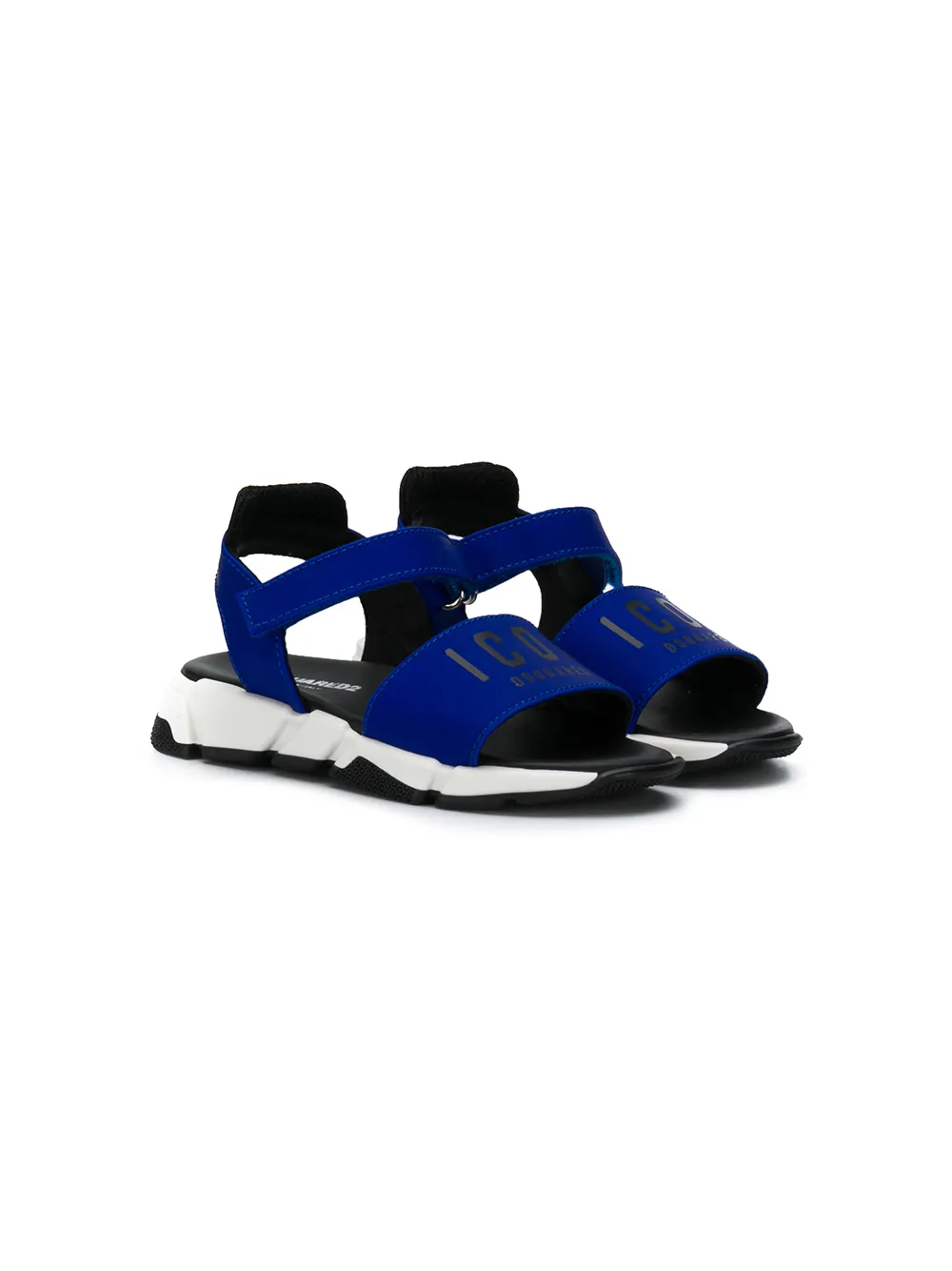 Сандалии на липучках с логотипом DSQUARED2 KIDS, синий
Сандалии на липучках с логотипом DSQUARED2 KIDS, синий