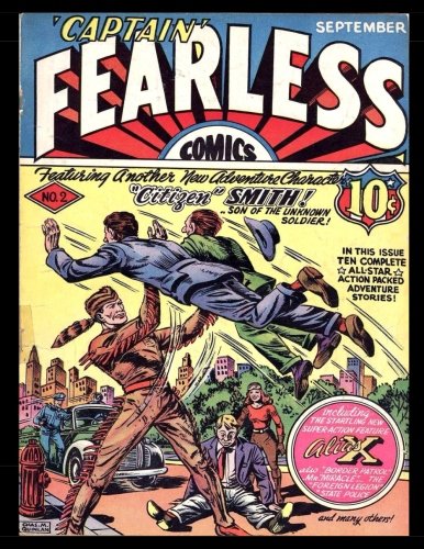 Captain Fearless Comics #2: Classic Golden Age Comic 1941 (CreateSpace Independent Publishing Platform)
Captain Fearless Comics #2: Classic Golden Age Comic 1941 (CreateSpace Independent Publishing Platform)