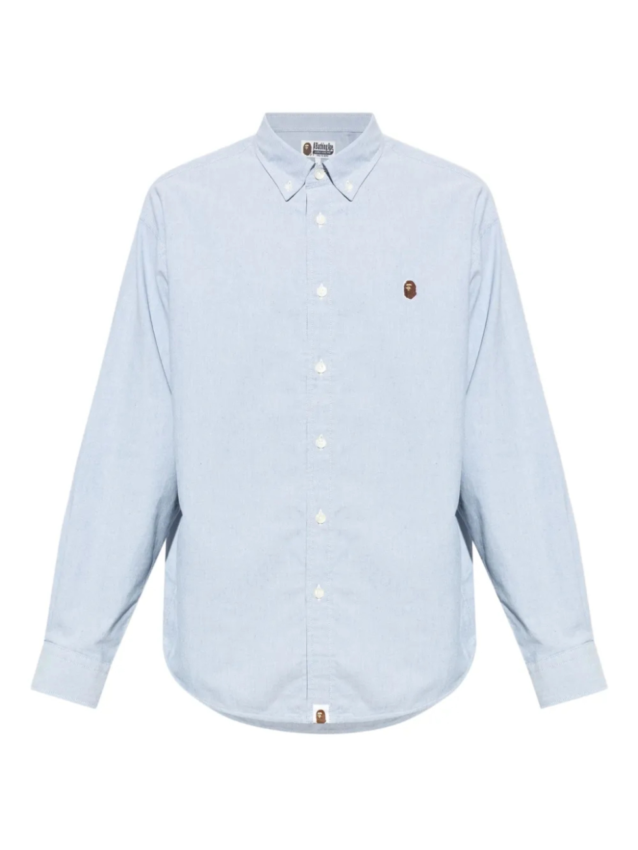 A BATHING APE рубашка с вышитым логотипом, синий
A BATHING APE рубашка с вышитым логотипом, синий