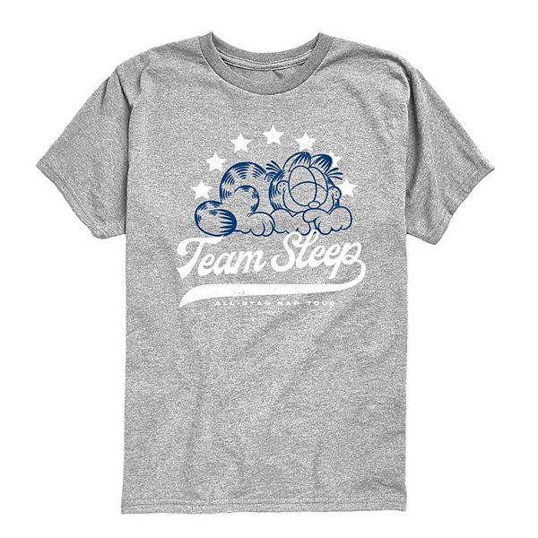 Футболка с принтом Garfield Team Sleep All-Star Nap Tour для мальчиков 8-20 Licensed Character, Athletic Heather
Футболка с принтом Garfield Team Sleep All-Star Nap Tour для мальчиков 8-20 Licensed Character, Athletic Heather