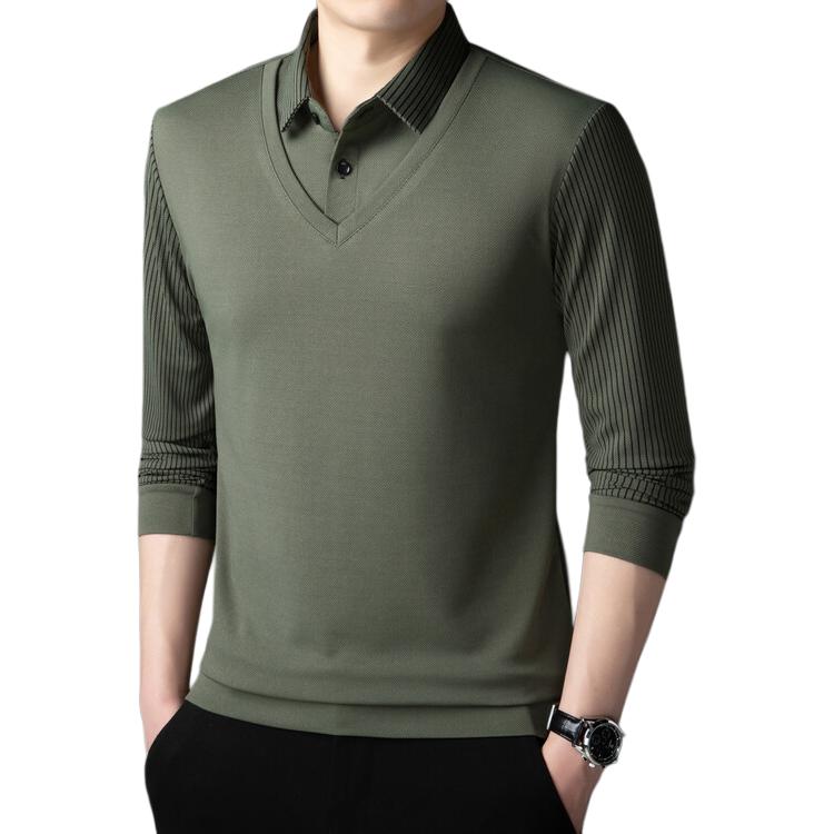 Футболка-поло мужская с воротником-поло, умеренный мок, двухчастная VanCamel, зеленый
Футболка-поло мужская с воротником-поло, умеренный мок, двухчастная VanCamel, зеленый