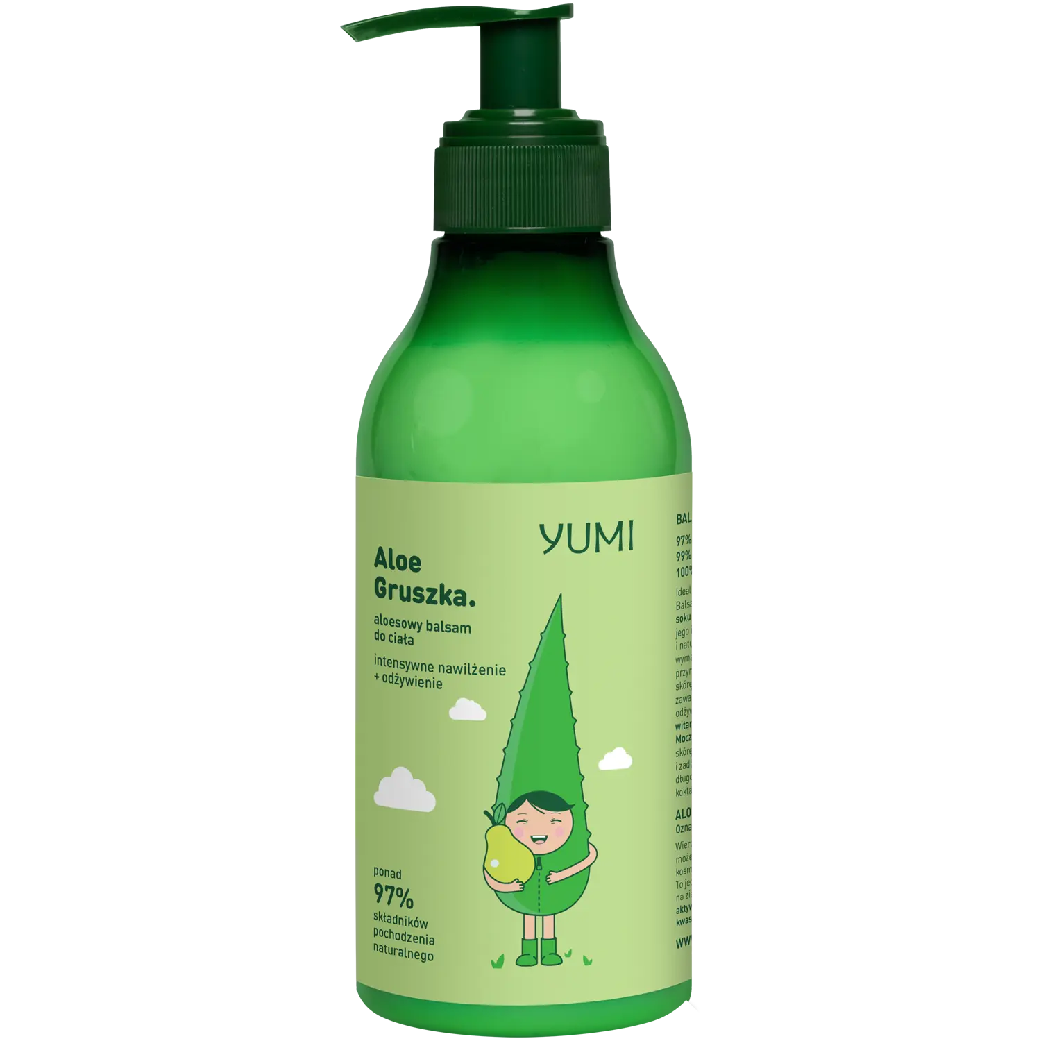 Yumi Aloe Gruszka лосьон для тела, 300 мл
Yumi Aloe Gruszka лосьон для тела, 300 мл